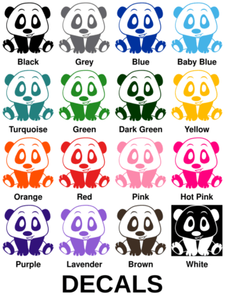 Playful Panda Decals